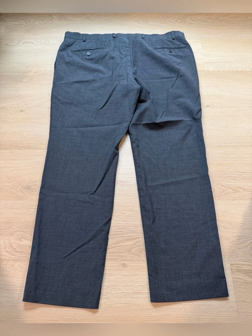 Lauren Ralph Lauren Dress Pants Mens 40x30 Gray Flat Front High Performance Wool